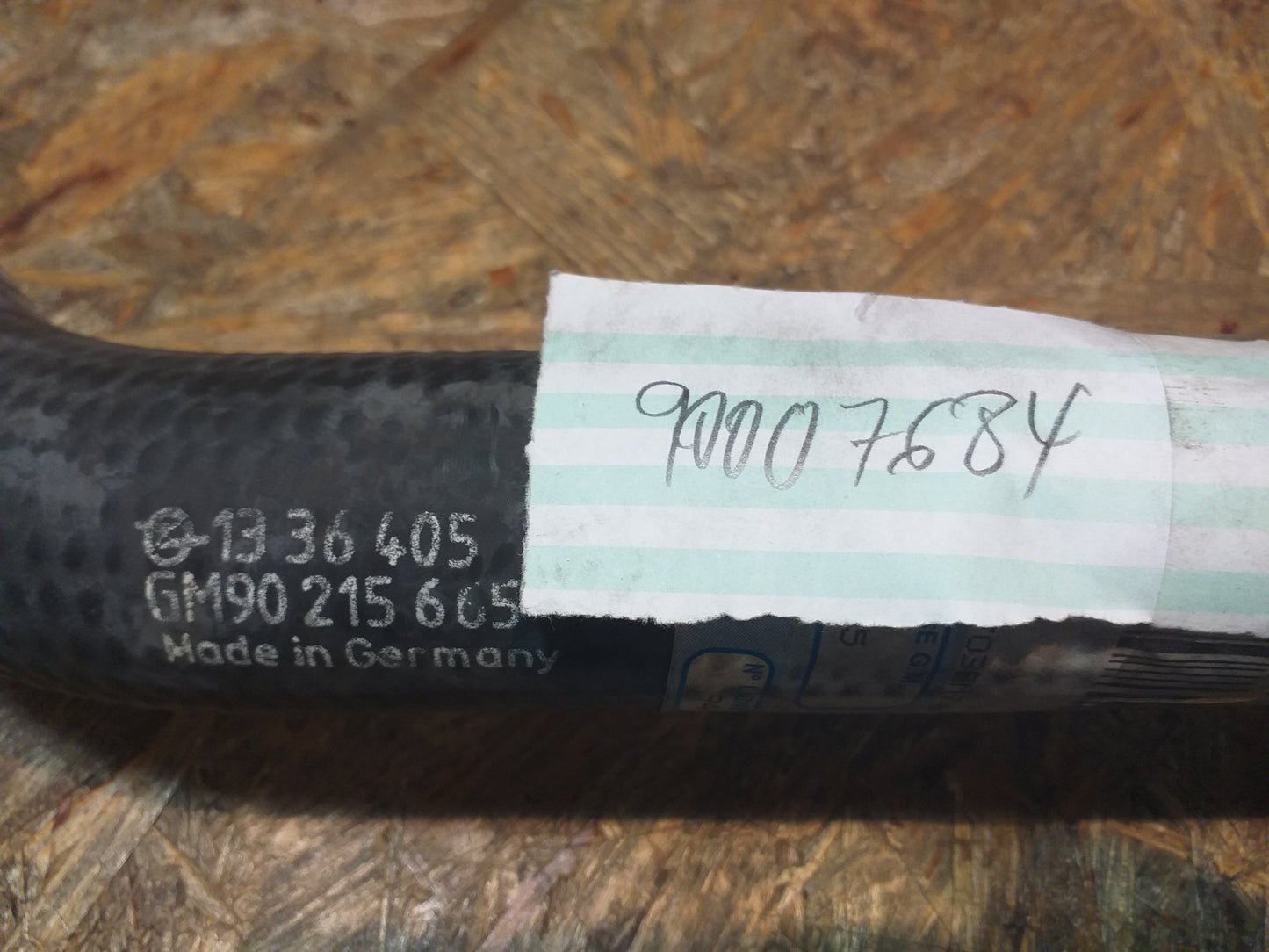 Kadett E Auslass-Schlauch Kühler original GM Opel NEU