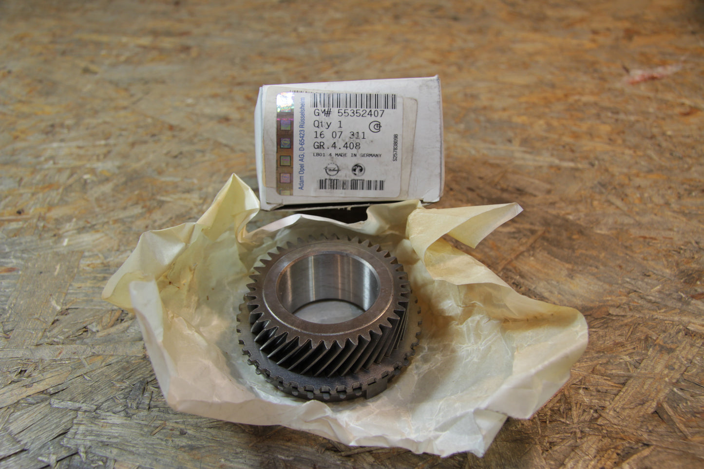 Original GM Opel Zahnrad 3, Gang mit Synchronring 55352407 Vectra C, Signum