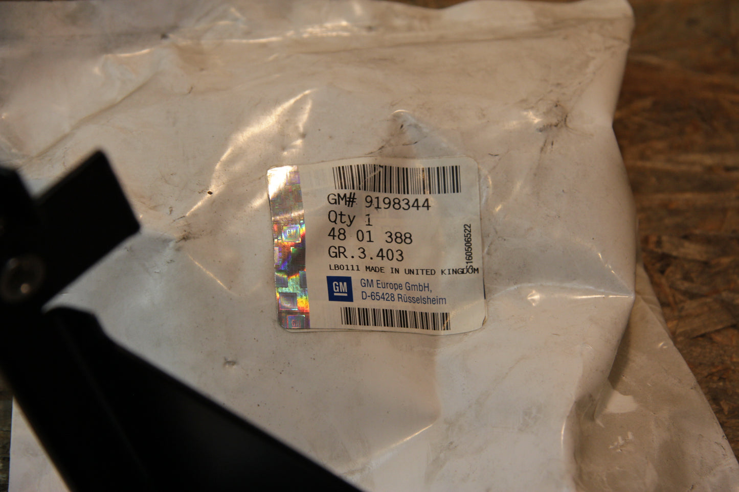 Original GM Opel Halter Luftfilterkasten rechts 9198344 Speedster
