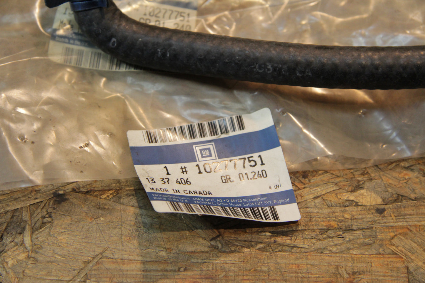 Original GM Opel Schlauch Ausgleichbehälter an Kühler 10277751 Sintra
