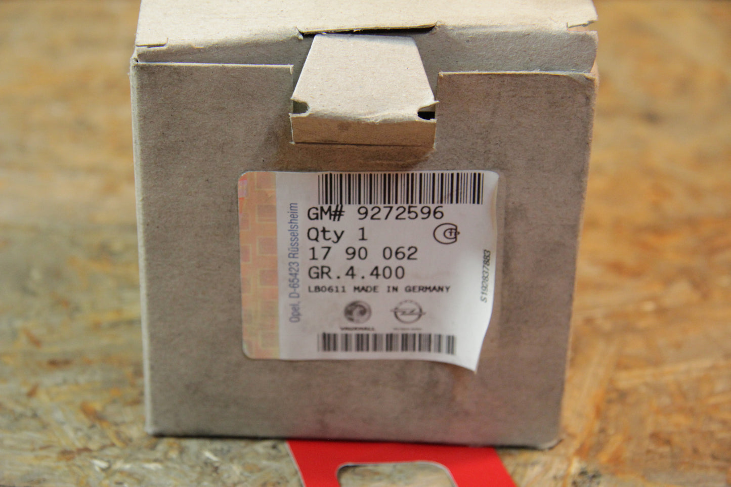 Original GM Opel Folienschild Kotflügel links power-rot 9272596 Astra H
