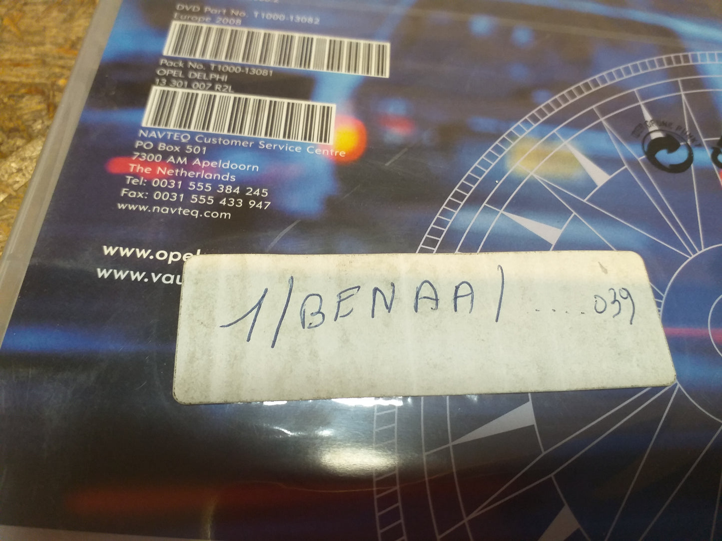 Opel/ Vauxhall Navigation-DVD 100 2008 original Opel NEU