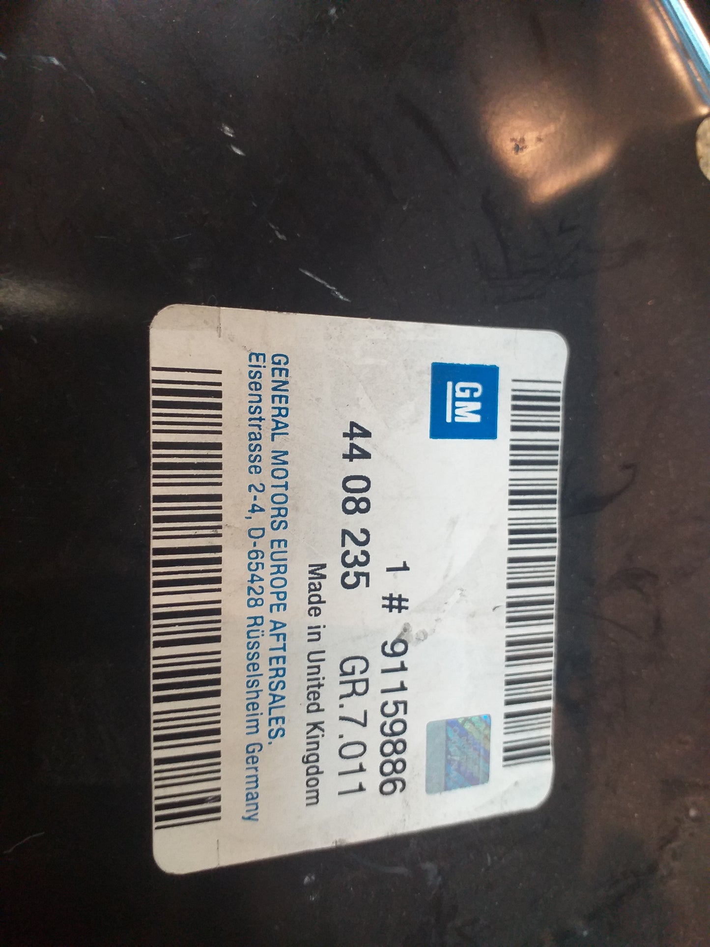 Vivaro Verstärkung Abschleppöse hinten original GM Opel NEU