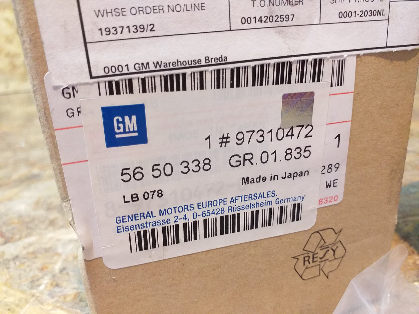 Signum C Vectra C Ölfilter original GM Opel NEU