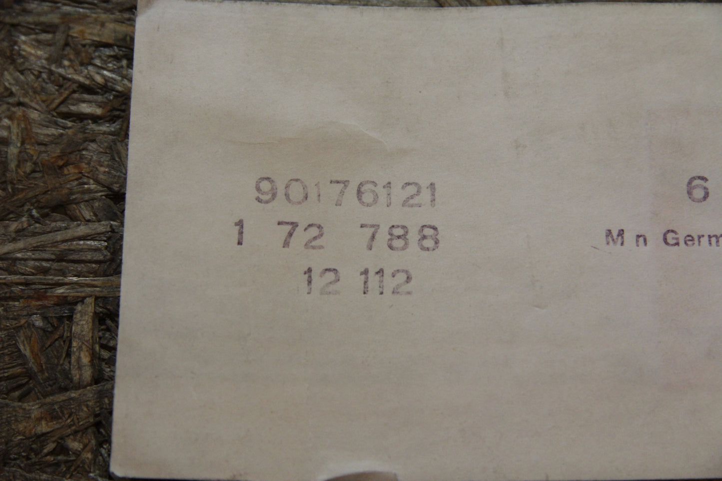 Original GM Opel Emblem Manta GT/J in silber 90176121 Manta B Neu