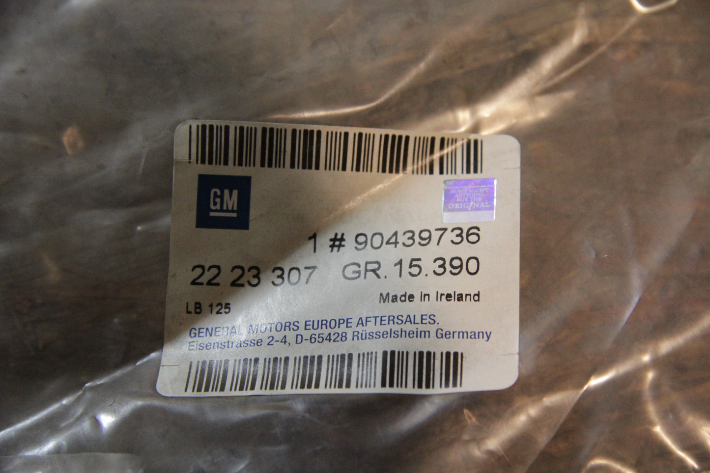 Original GM Opel Griffschlaufe schwarz 90439736 Omega B Neu