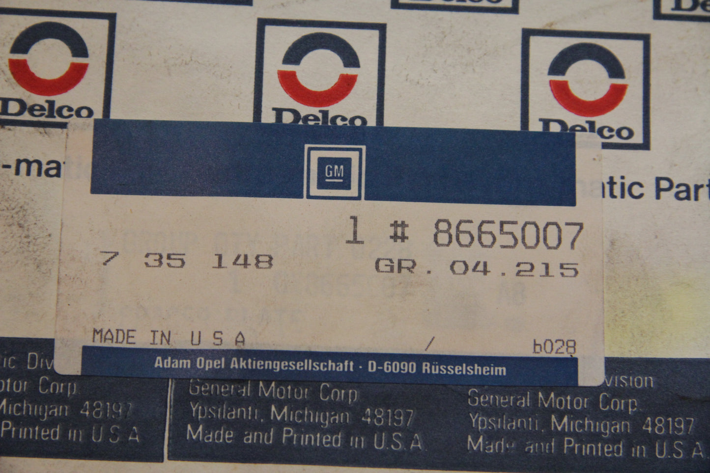 Original GM Opel Zwischenplatte (Ventilkörper autom, Getriebe) 8665007 Ascona C , Kadett E Neu