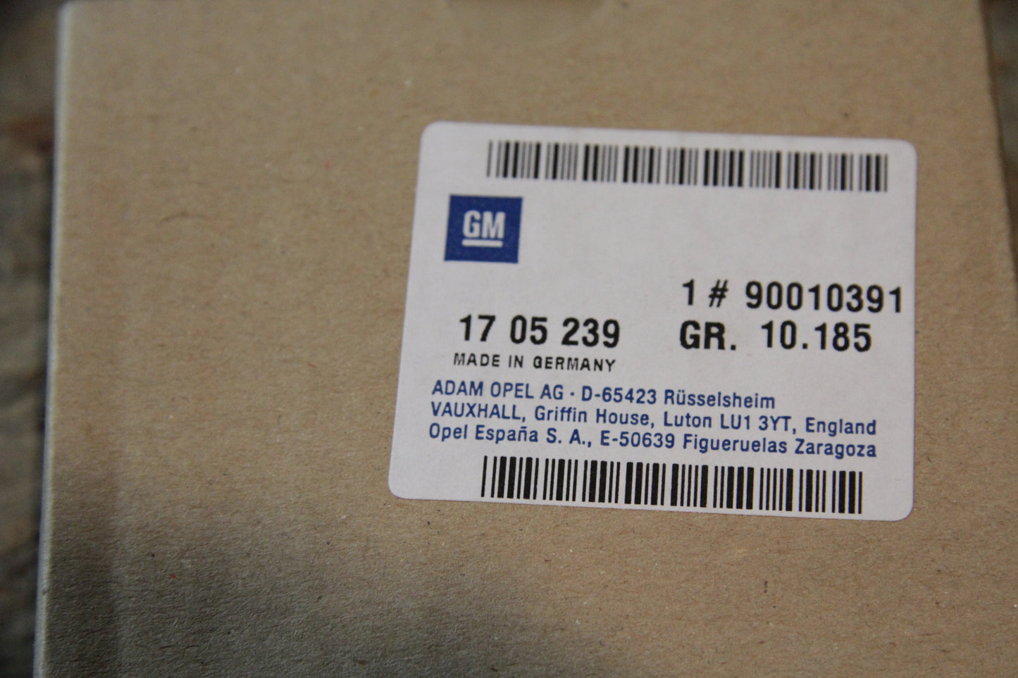 Original GM Opel Spiegelglas Konvex für rechts, von innen verstellbar 90010391 Corsa A Neu