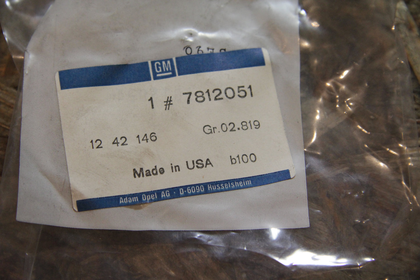 Original GM Opel Kontaktplatte Signalschalter Rekord E Monza Senator A 7812051 Monza , Rekord E , Senator A Neu