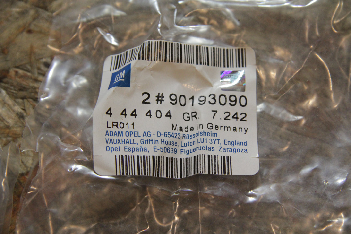 Original GM Opel Schelle Stabilisator hinten an Karosserie 90193090 Ascona C , Vectra A Neu
