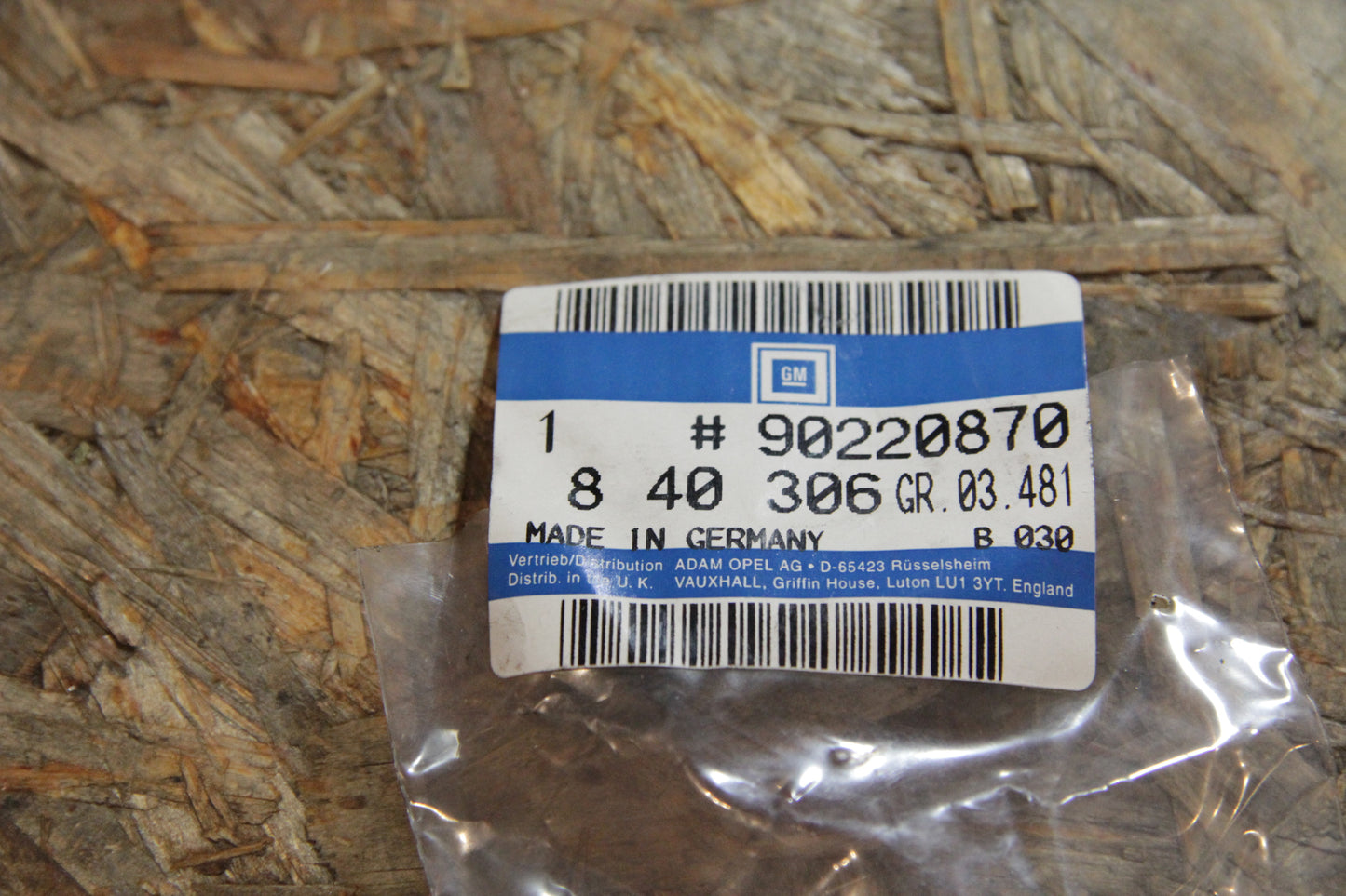 Original GM Opel Knopf Bowdenzug Starterklappe 90220870 Kadett E , Kadett E Cabrio Neu