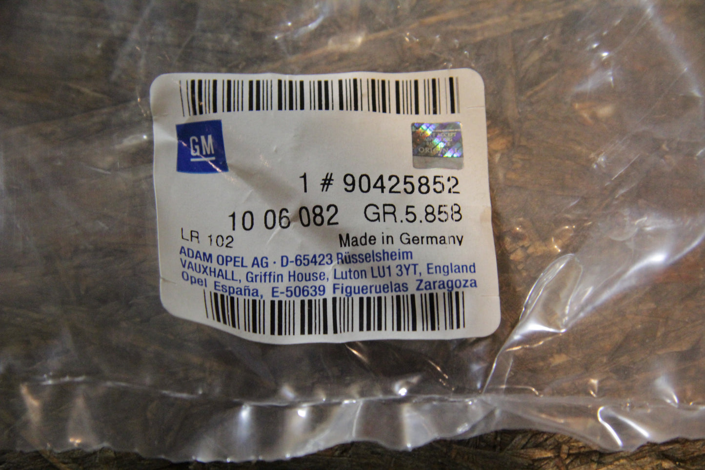 Original GM Opel Radkappe Nabenabdeckung, silber 90425852 Calibra Neu