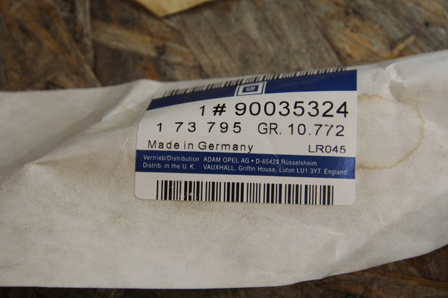 Original GM Opel Blende Gürtel Vordertür hinten rechts chrom 90035324 Ascona C Neu