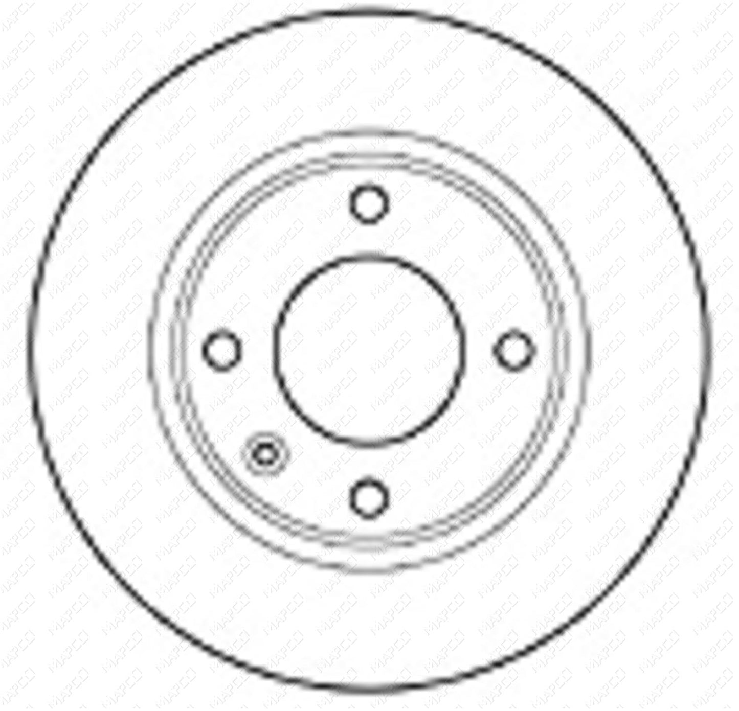 MAPCO Bremsscheibe 15307