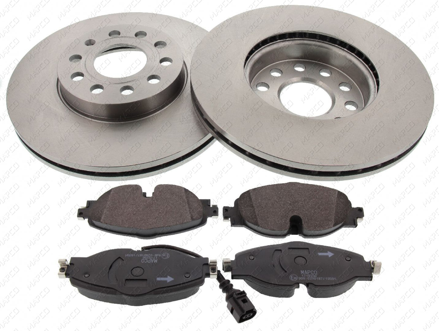 MAPCO Bremsensatz, Scheibenbremse Vorderachse Satz 47839