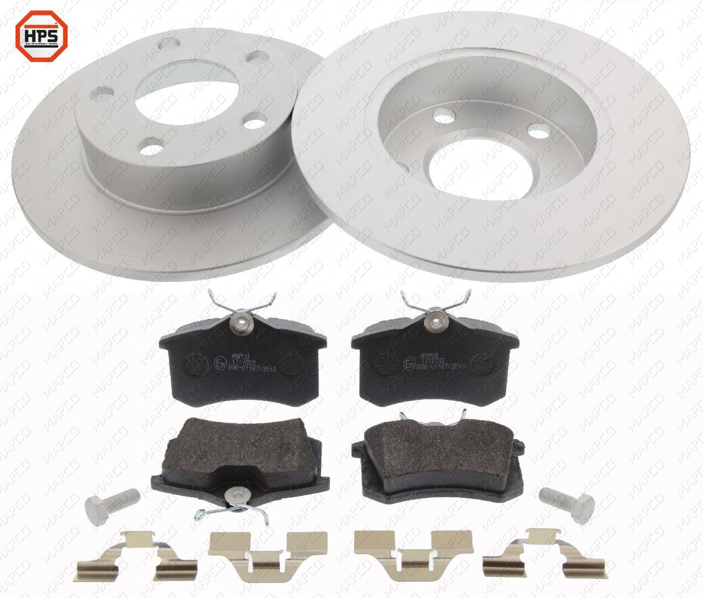 MAPCO Bremsensatz, Scheibenbremse Hinterachse Set 47911HPS
