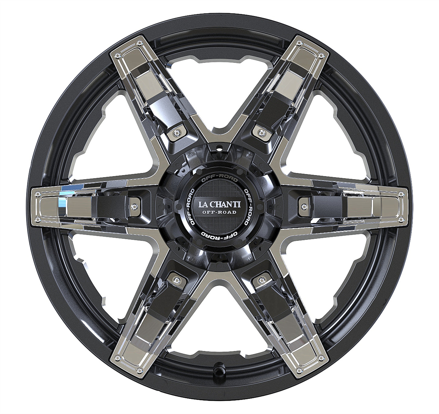 La Chanti LC-OF 16 Gloss Black Milled(Chrome Inserts)