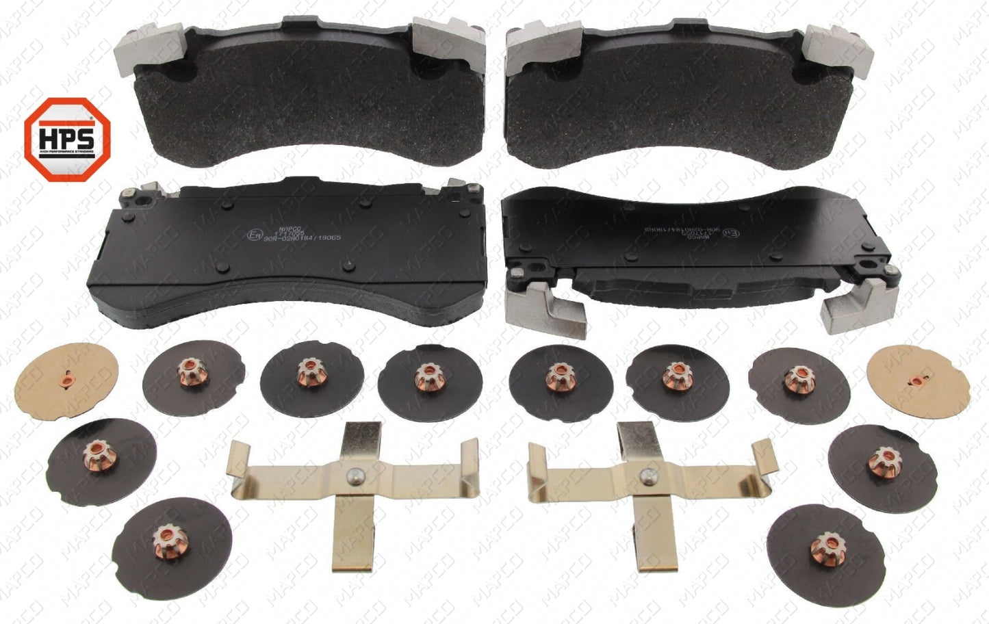 MAPCO Bremsbelagsatz, Scheibenbremse Vorderachse 6676HPS