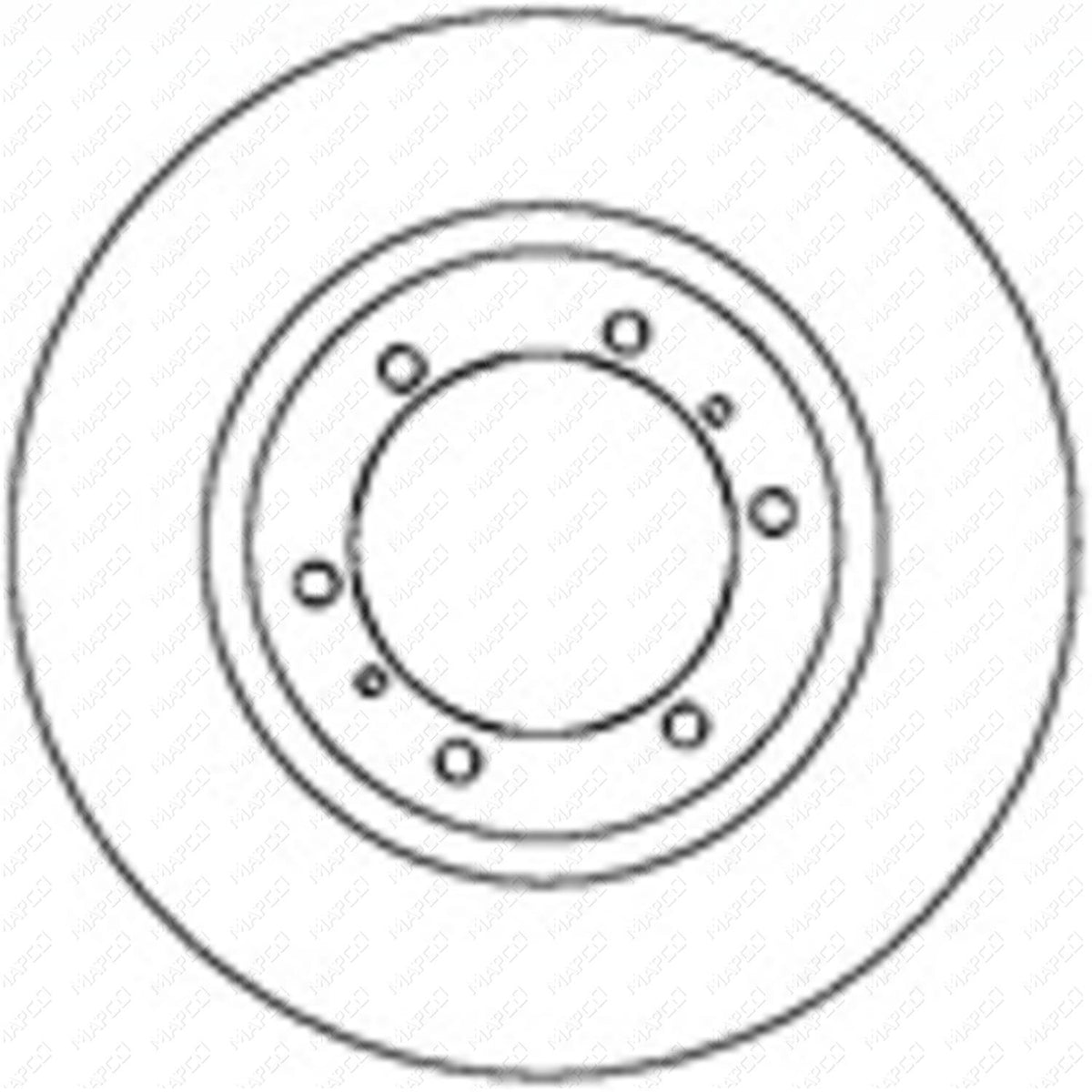 MAPCO Bremsscheibe Vorderachse 45546