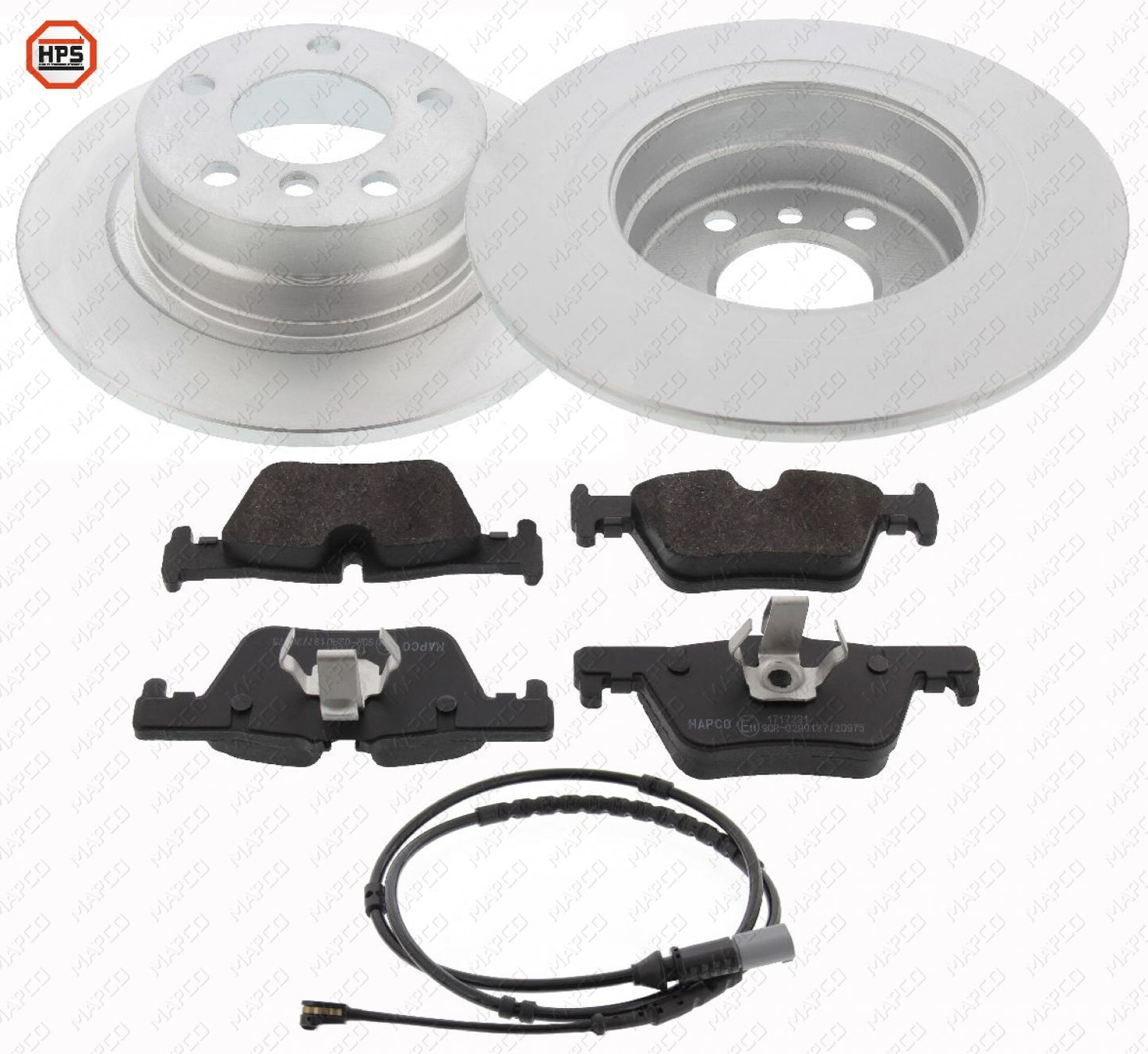 MAPCO Bremsensatz, Scheibenbremse Hinterachse 47767HPS