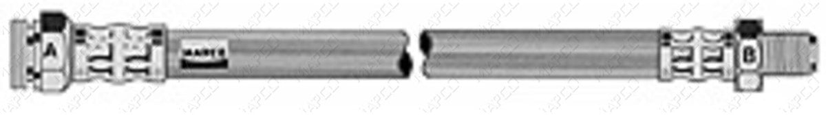 MAPCO Bremsschlauch Vorderachse links 3306