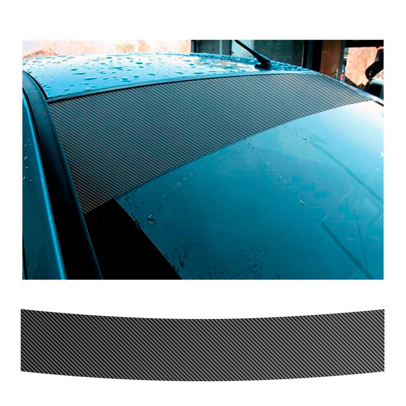 Simoni Racing Blendstreifen - 150x24cm - Karbon-Optik