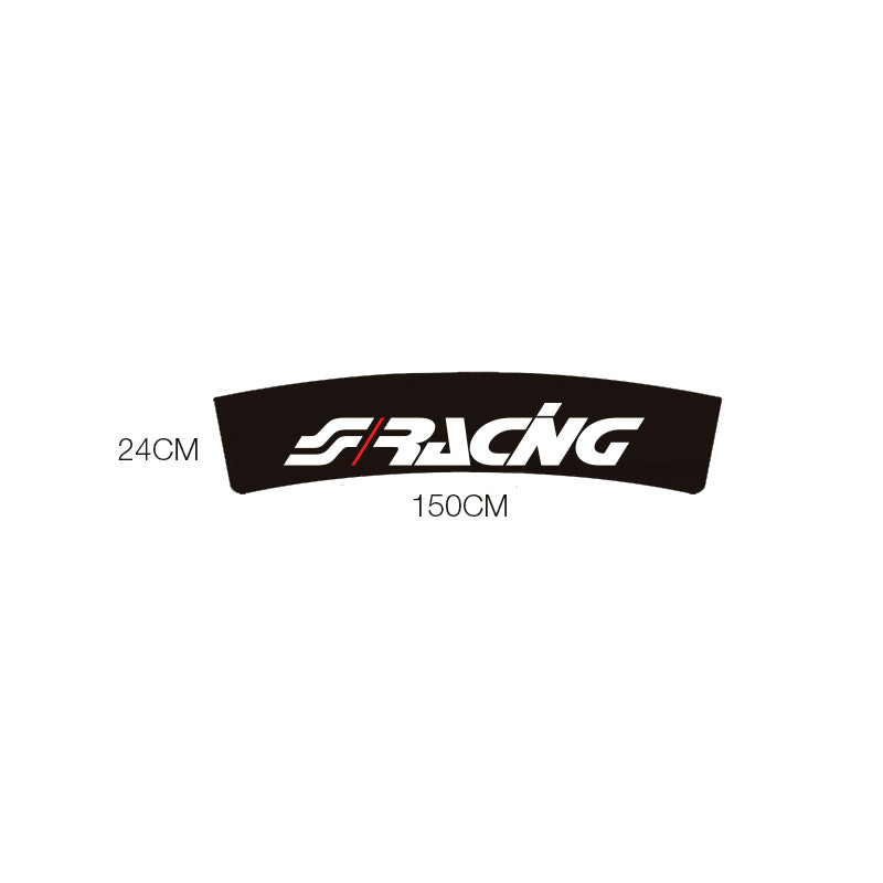 Simoni Racing Blendstreifen 'New Logo' - 150x24cm - Schwarz