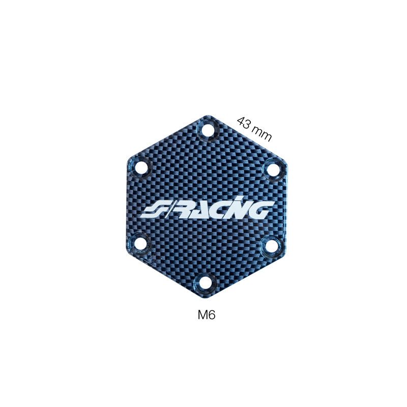 Simoni Racing Sportlenkrad Hupenabdeckung - Karbon-Optik