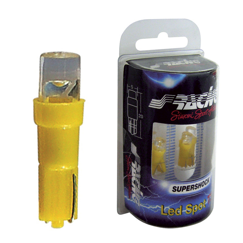 Simoni Racing T3 1-LED 'Spot' Leuchtmittel - Weiß - Satz à 4 Stück