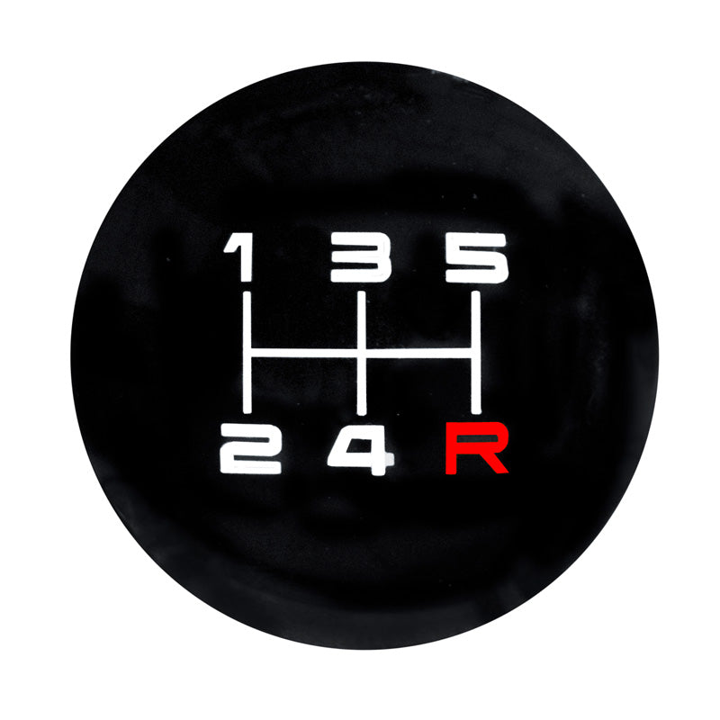 Simoni Racing Schaltknauf Rev - Schwarz Leder + 3 Muster