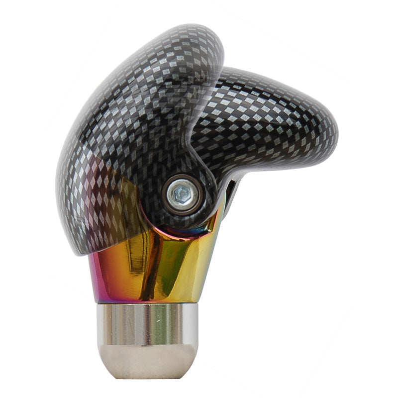 Simoni Racing Schaltknauf Shake - Rainbow Aluminium + Karbon
