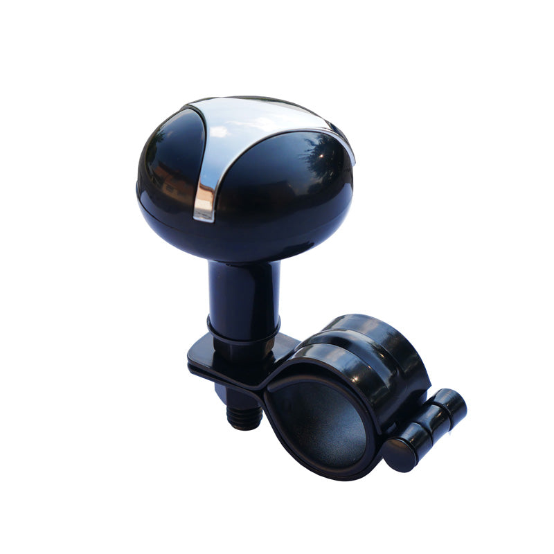 Simoni Racing Lenkradknauf Spinner 1 - Schwarz/Chrom ABS