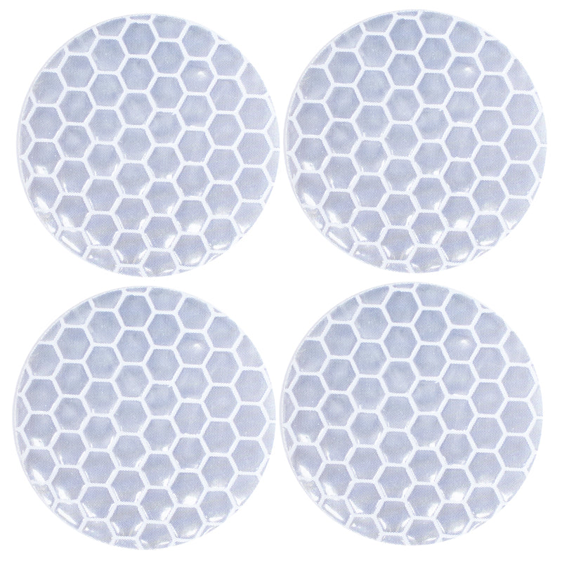 Simoni Racing Aufklebersatz 'Reflective' - Weiß - Satz à 4 Stück