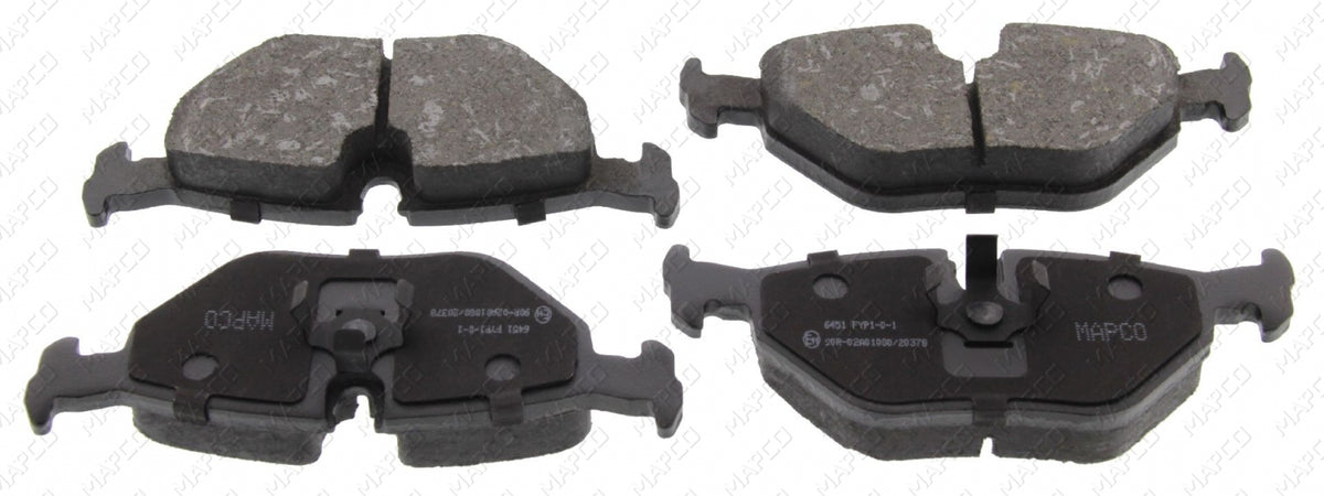 MAPCO Bremsbelagsatz, Scheibenbremse Hinterachse 6451
