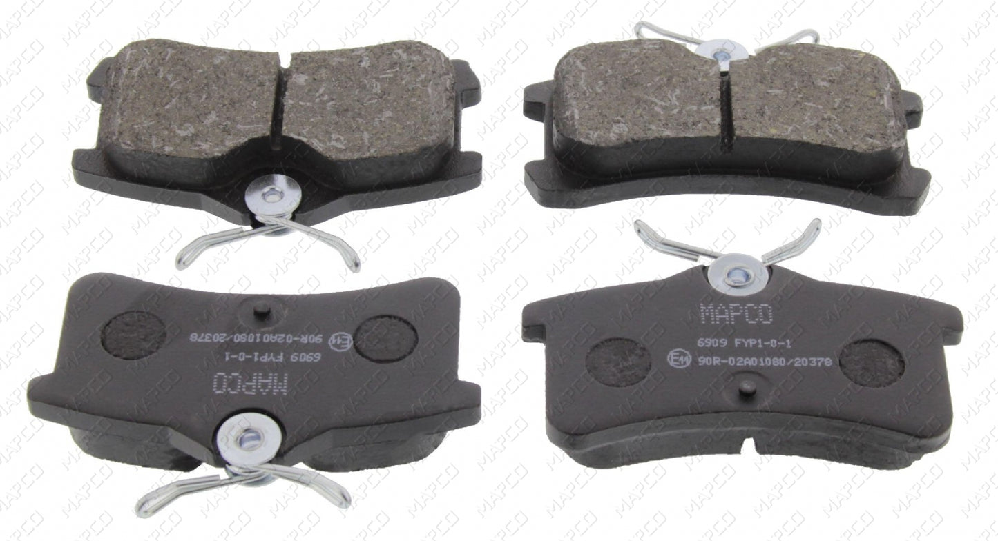 MAPCO Bremsbelagsatz, Scheibenbremse Hinterachse 6909