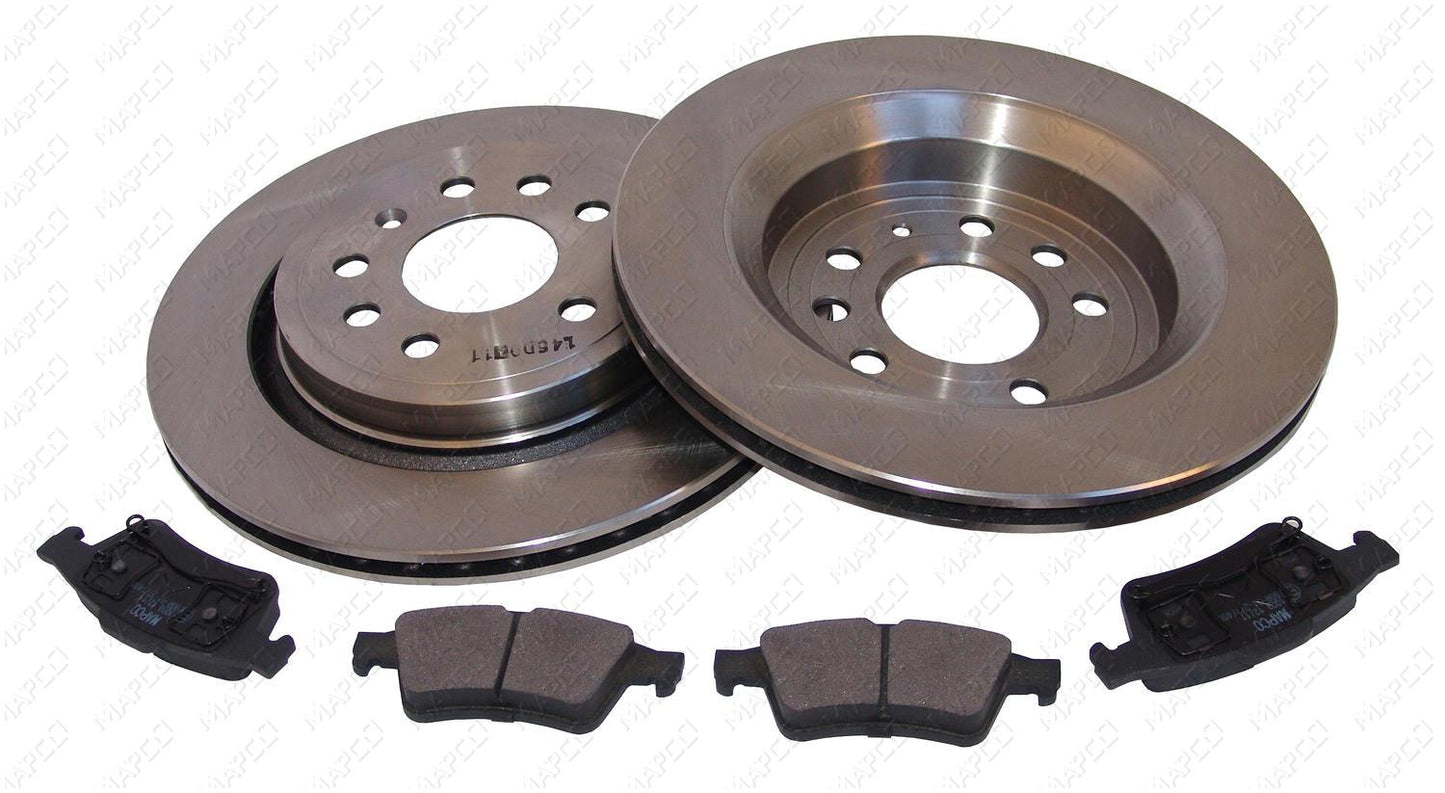 MAPCO Bremsensatz, Scheibenbremse Hinterachse Satz 47675