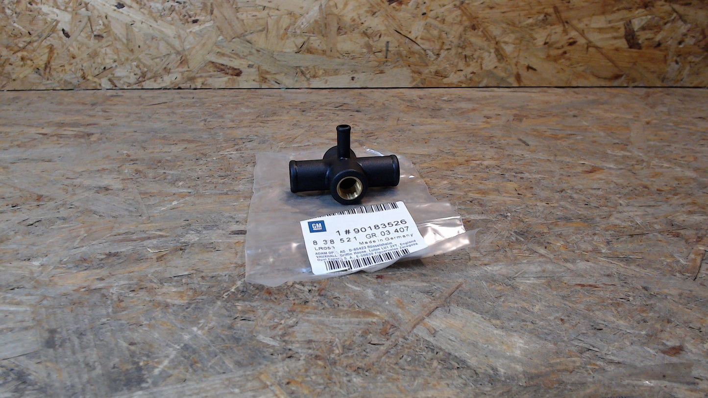 Original GM Opel Anschlusstück Vorwärmung Drosselklappenstutzen 20 / 20 / 8 mm 90183526 Ascona C , Kadett E