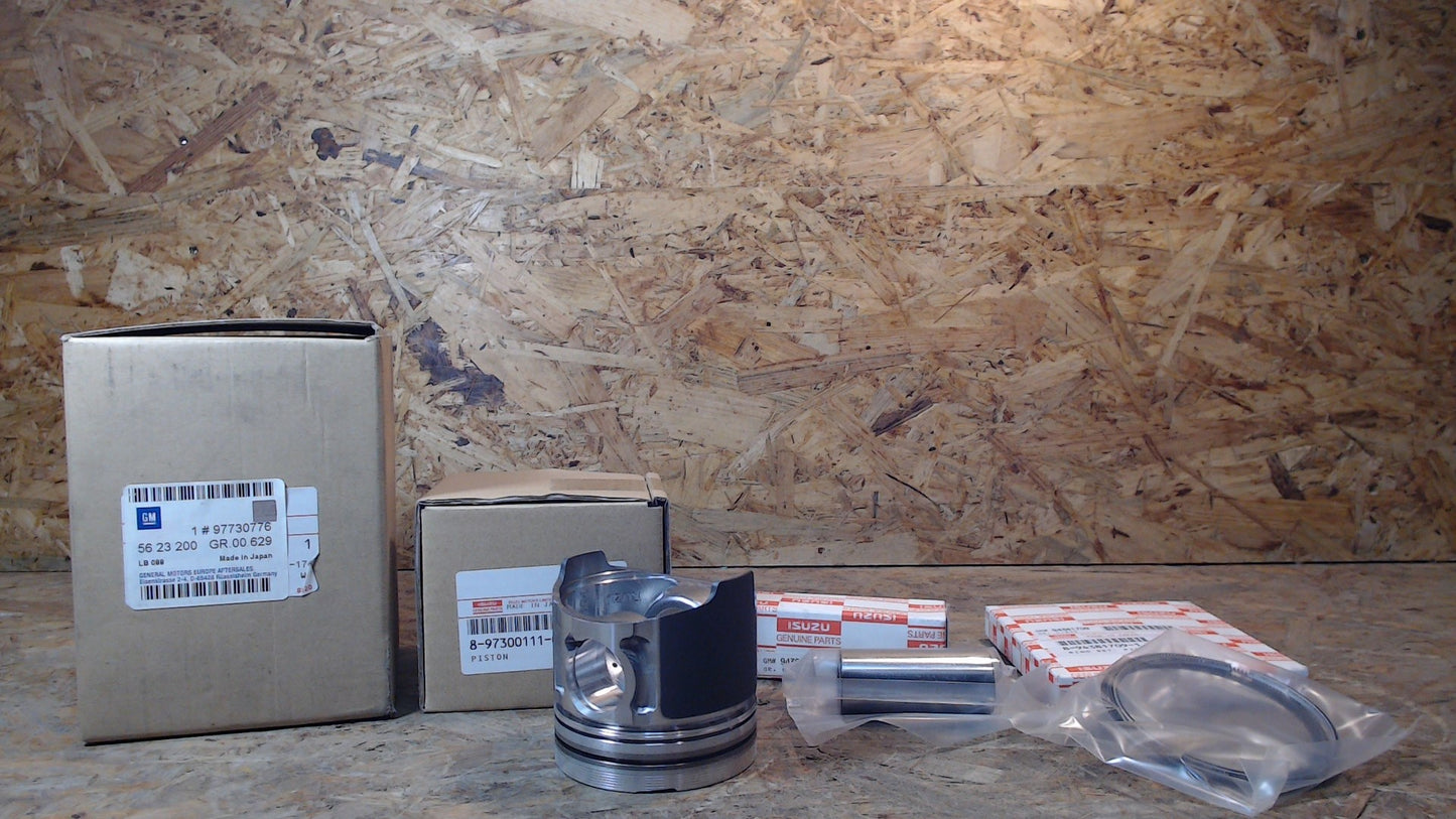 Original GM Opel Kolben, Kolbenbolzen und Ringe Kennzeichen: B 97730776 Astra H
