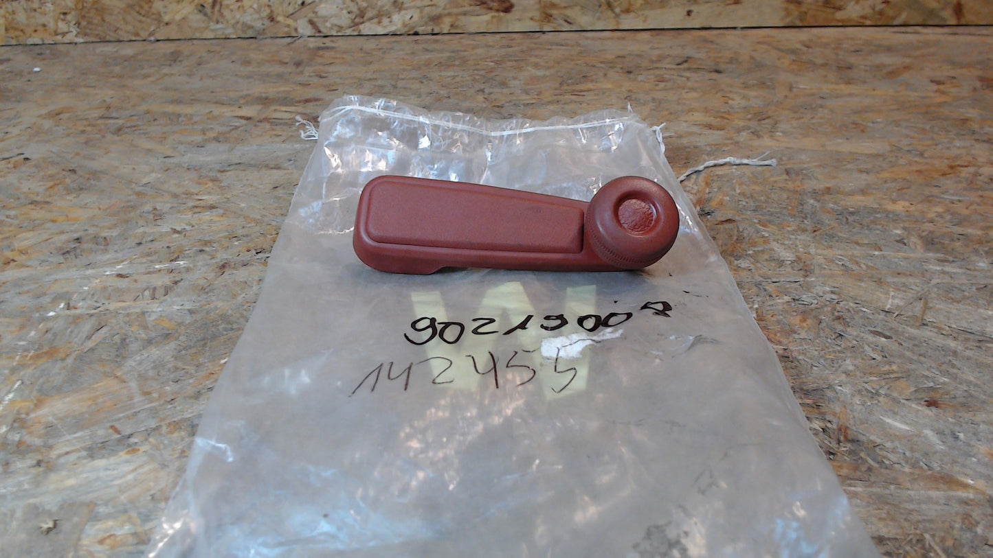 Original GM Opel Fensterkurbel rot, ohne Chromrahmen, grobe Verzahnung, für Manta B, ab ca 9/84, ab Fahrgestell-Nr, F5000001, ab F6000001 90219008 Manta B