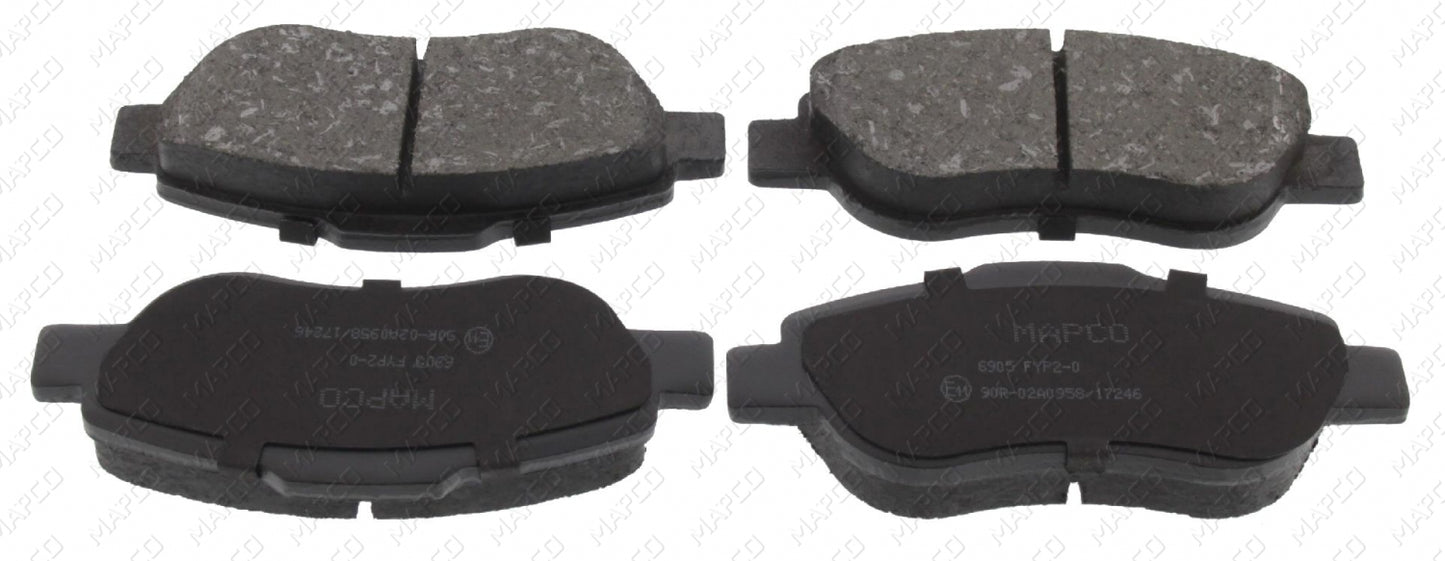 MAPCO Bremsbelagsatz, Scheibenbremse Vorderachse 6905