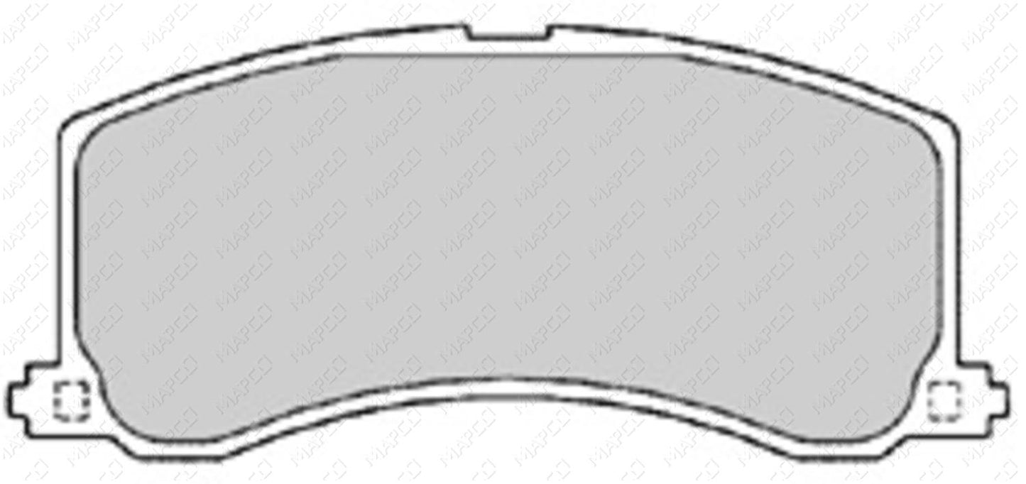 MAPCO Bremsbelagsatz, Scheibenbremse Vorderachse 6567