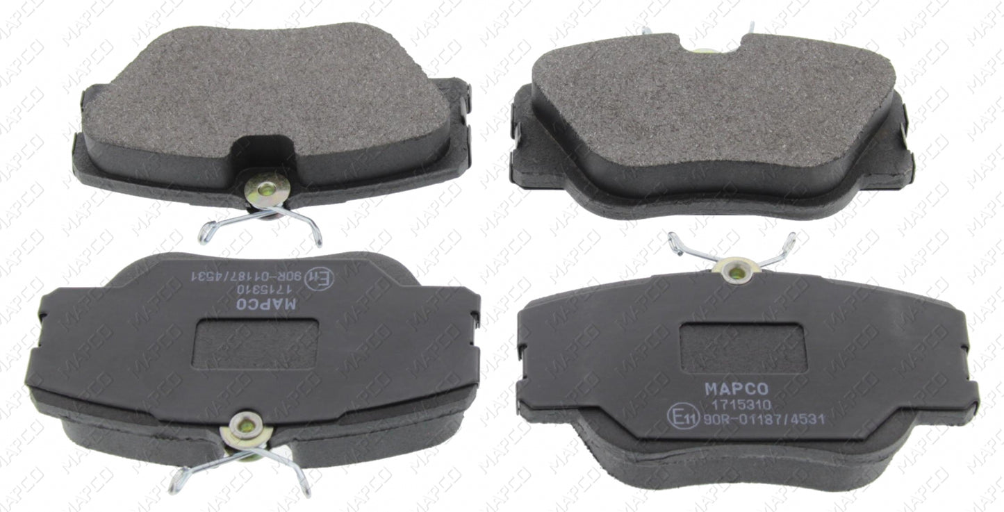 MAPCO Bremsbelagsatz, Scheibenbremse Vorderachse 6242