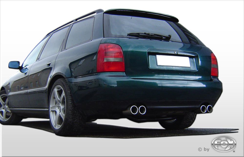 FOX Audi A4 Typ B5 Endschalldämpfer Ausgang rechts/links - 2x76 Typ 13 rechts/links
