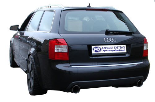 FOX Audi S4 B6 Endschalldämpfer rechts/links - 1x100 Typ 24 rechts/links