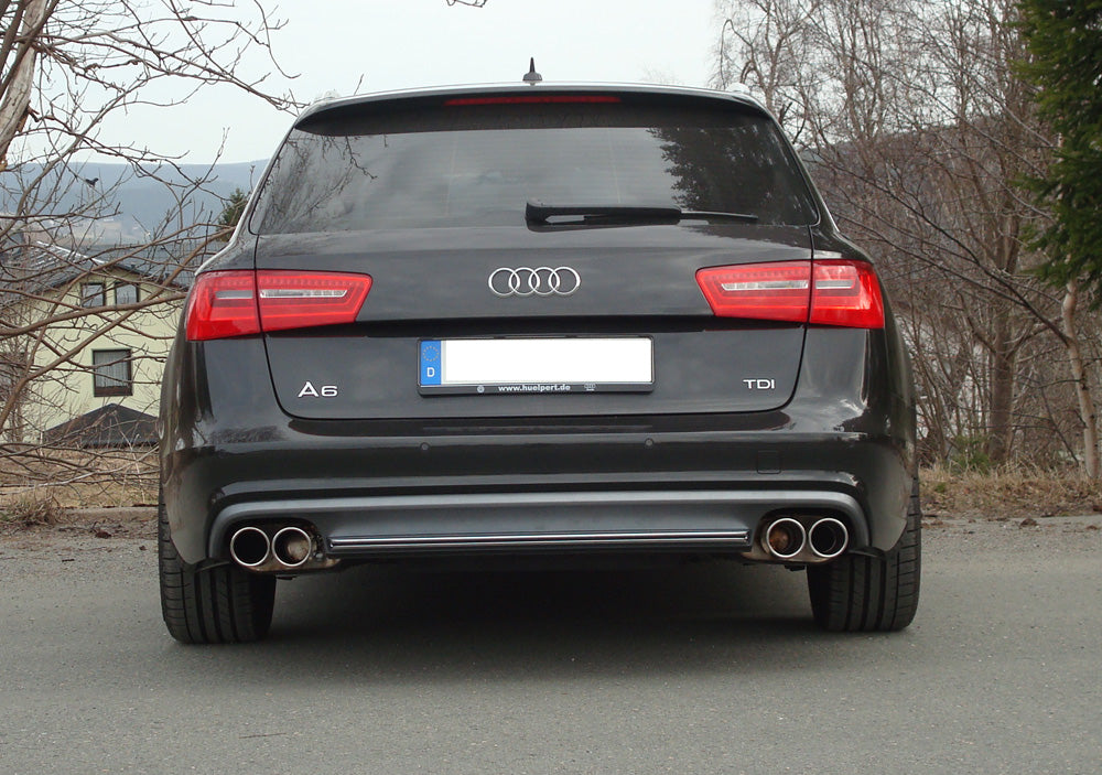 FOX Audi A6 4G - 2,0l TFSI + 2,8l FSI Endschalldämpfer rechts/links zweiflutig - 2x90 Typ 16 rechts/links