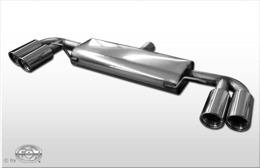 FOX Audi TT 8J - Turbo Endschalldämpfer rechts/links - 2x100 Typ 17 rechts/links