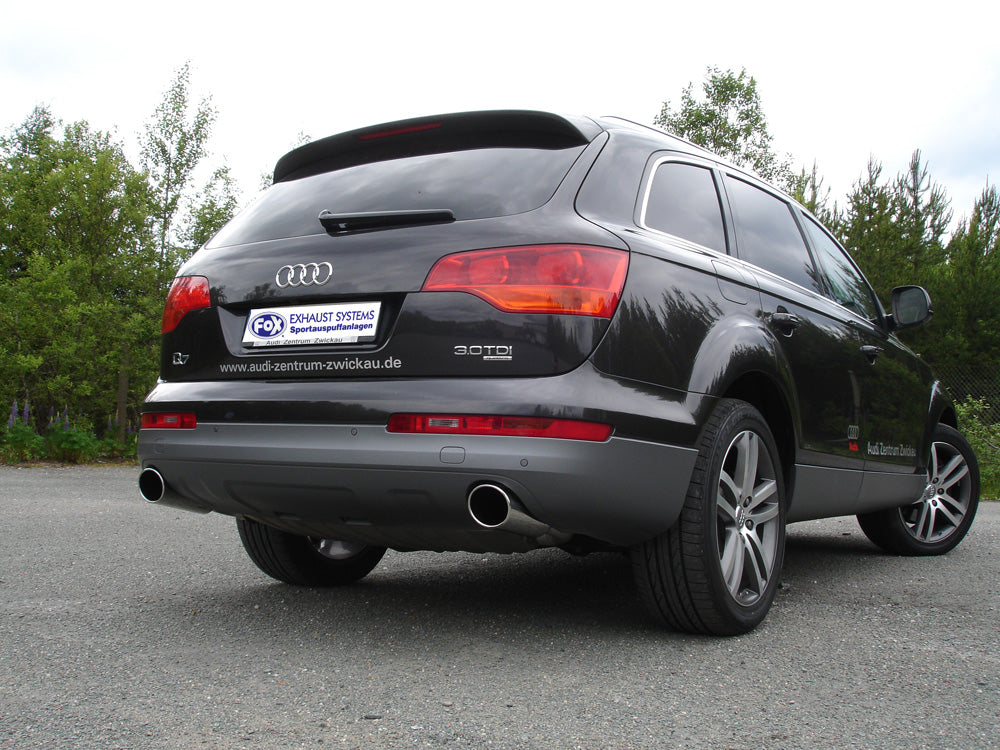 FOX Audi Q7 - 4L Endrohrpaar zum Aufstecken - 129x106 Typ 32 rechts/links