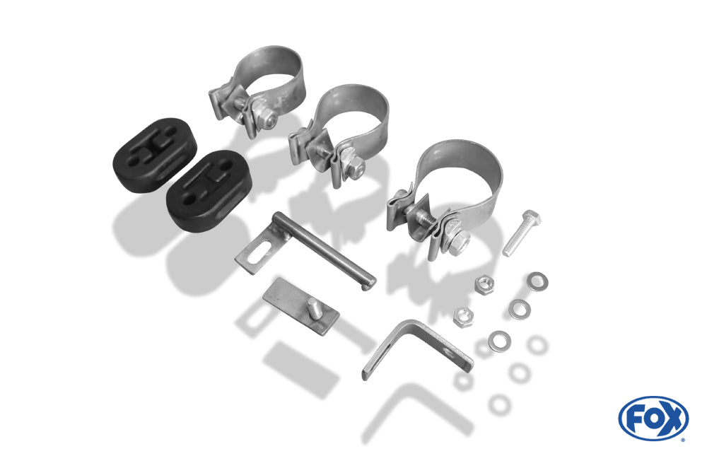 FOX BMW E87 118d 120d Endschalldämpfer Ausgang rechts/links - 2x76 Typ 10 rechts/links