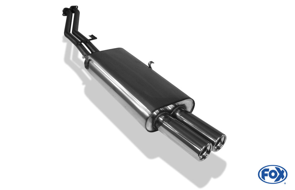 FOX BMW E30 320i/ 325i Endschalldämpfer - 2x76 Typ 13