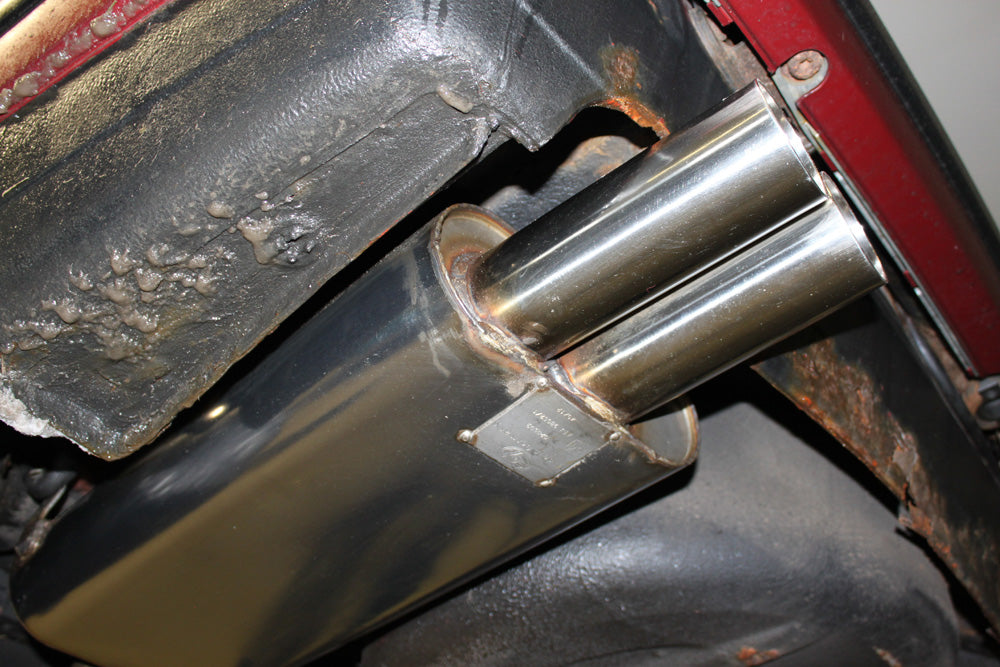 FOX BMW E30 320i/ 325i Facelift Endschalldämpfer - 2x76 Typ 13